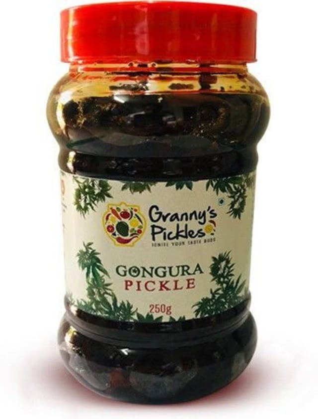 Granny's Pickles Gongura Pickle - Typical Andhra Taste 250 Gms Gongura Pickle
