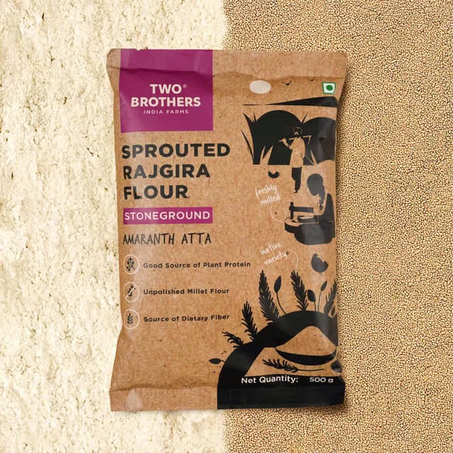 Two Brothers India Farms Rajgira Atta (Sprouted Amaranth Flour)