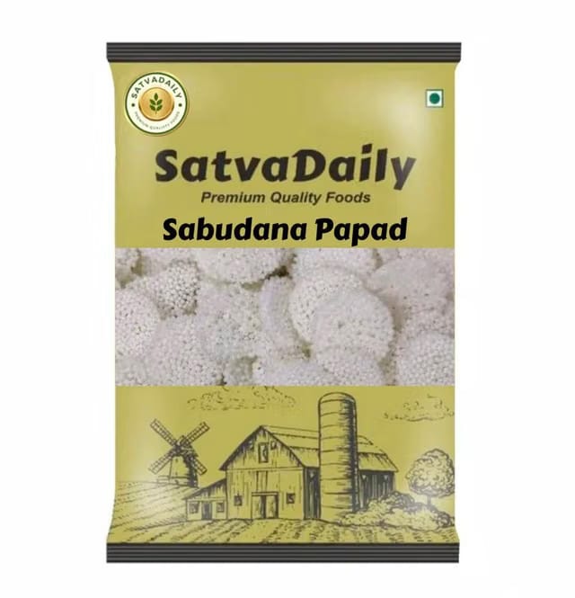 SatvaDaily Round Sabudana Papad