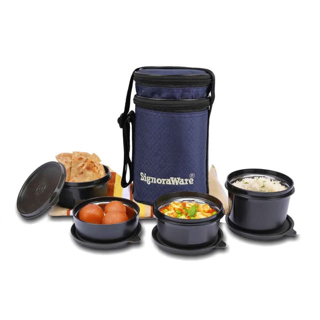 Monarch Executive Big Microsafe Steel Lunch Box Food Grade Stainless Steel