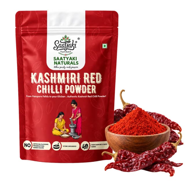 Saatyaki Naturals Organic Kashmiri Red Chilli Powder