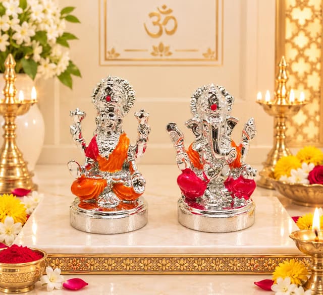 Dharohar Laxmi Ganesh Idol for Diwali