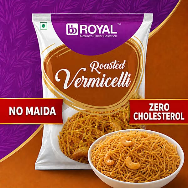 bb Royal No Maida Roasted Vermicelli - Source of Protein
