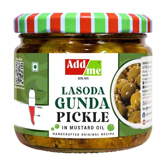Add me Lasoda Gunda Pickle in Mustard Oil