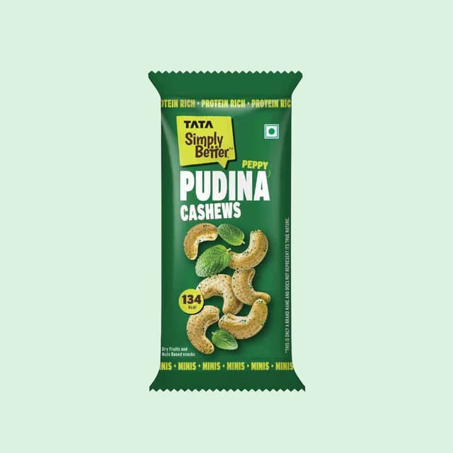 Tata Simply Better Peppy Pudina Mint Flavored Cashew