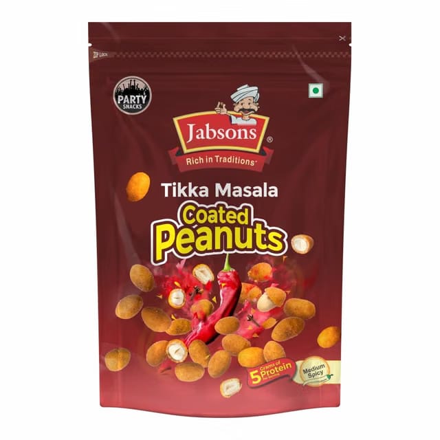 Jabsons Tikka Masala Coated Peanuts