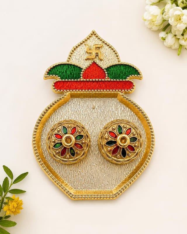 Narayan Product Pooja Tikka Thali with Roli & Chawal