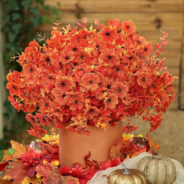 Artificial Eucalyptus Flower Bunch
