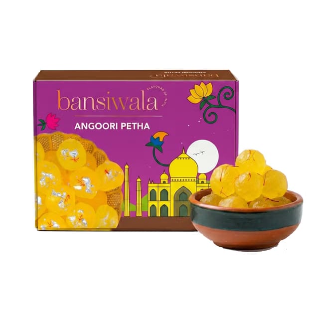 Bansiwala Angoori Petha 350g - Original Agra Ka Petha