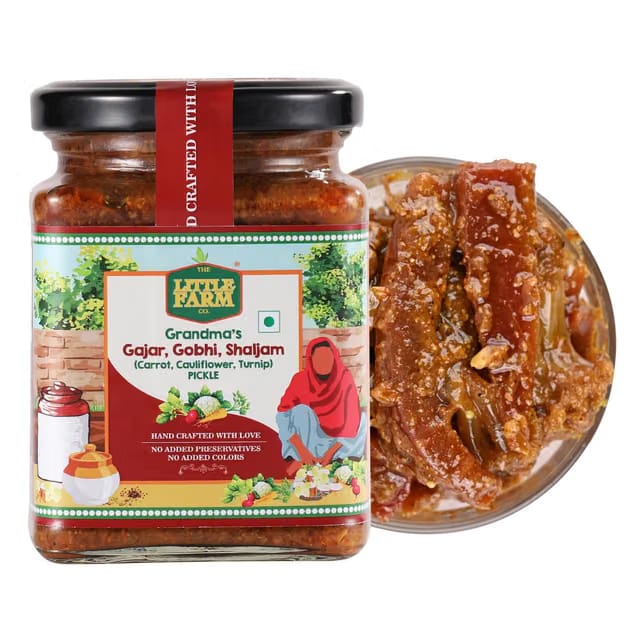 THE LITTLE FARM CO Punjabi Mixed Pickle - Gobhi Gajjar Shalgum ka Achar