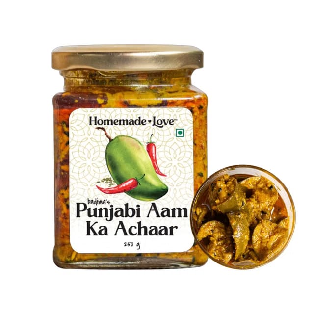 Homemade Love Punjabi Aam/ Mango Pickle
