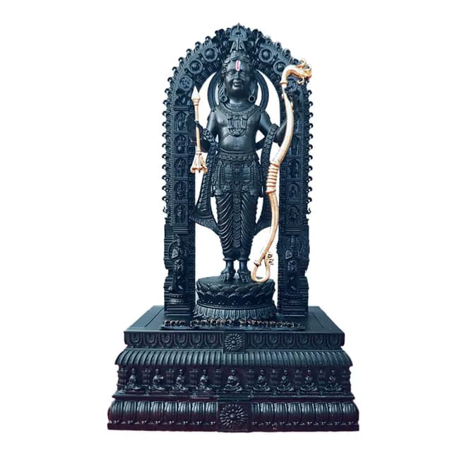 Ram Lalla Idol Ayodhya Murti Resin Shree Ram Lalla Statue Home Decor & Gifts, Office, tample
