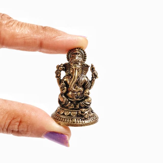 The Spiritual Living Small Ganesha Idol Pocket Size
