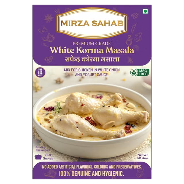 Mirza Sahab White Korma Masala