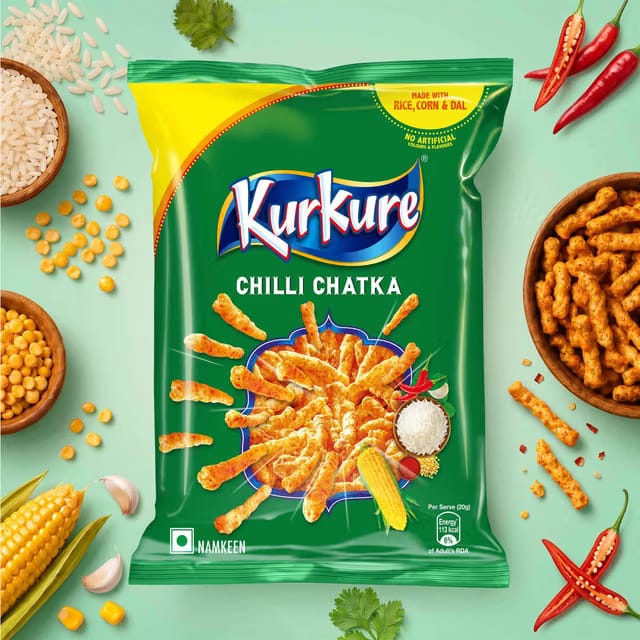 Kurkure Namkeen Chilli Chataka