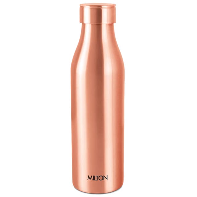 MILTON Copper Charge 1000 Bottle, 850ml, 100% Pure Copper, BPA Free Water Bottle, Leak Proof, Office Bottle