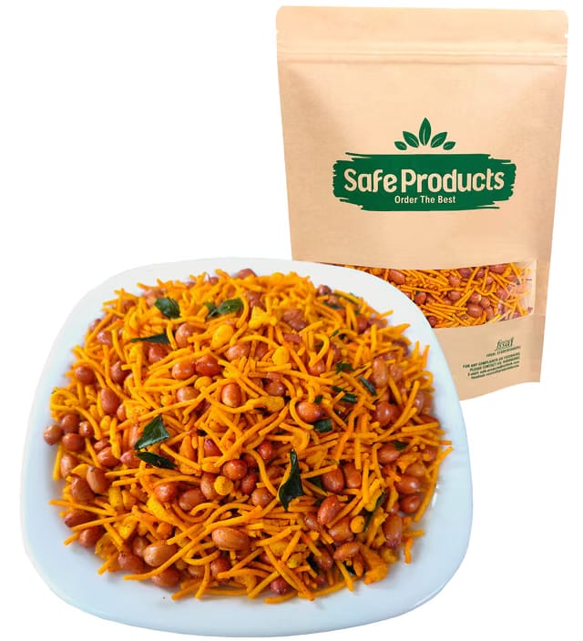 Safe Products Kerala Spicy Mixture Made in Coconut Oil - Homemade namkeen indian snacks