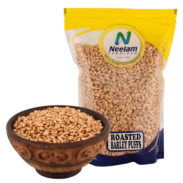Neelam Foodland Roasted Barley Puffs, Any time Munching Snacks