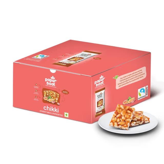 Paper Boat Chikki, Peanut Bar, No Added Preservatives and Colours