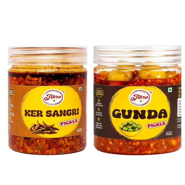 Jibro Ker Sangri & Gunda Pickle Combo Pack