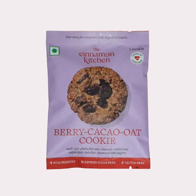 The Cinnamon Kitchen Berry Cacao Oat Cookie