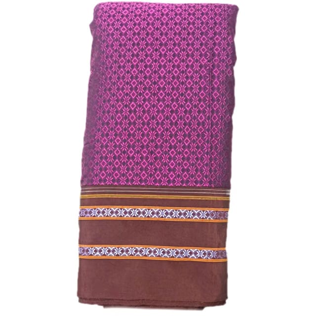 Traditional Khun Blouse Piece Material is Made With the Finest Pure Reshim 1 Meter- Diwali, Dussehra, Navratri