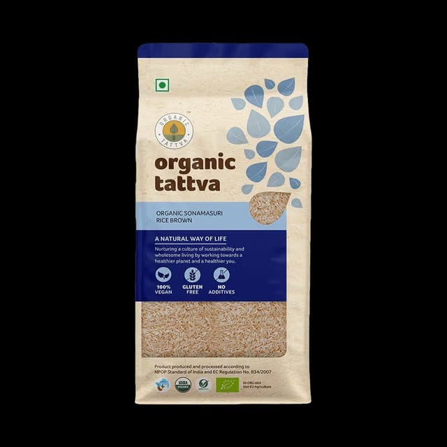 organic tattva Sonamasuri Rice Brown