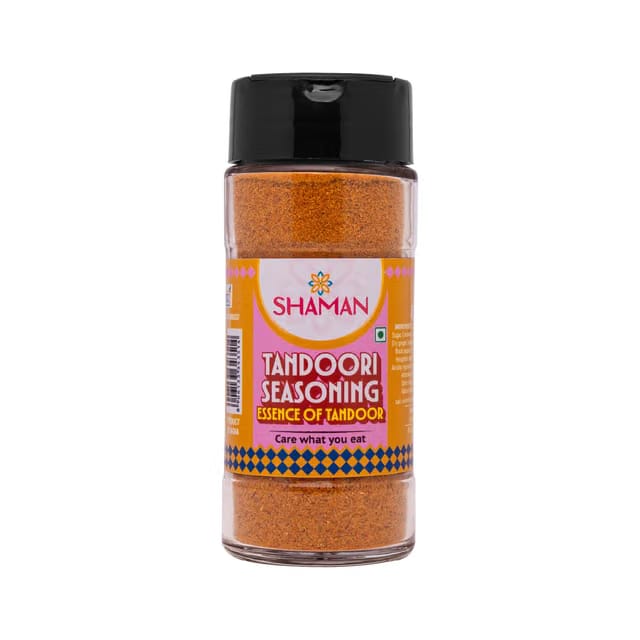 Shaman Tandoori Seasoning, Tikka & Kebab Spice Blend, Glass Bottle
