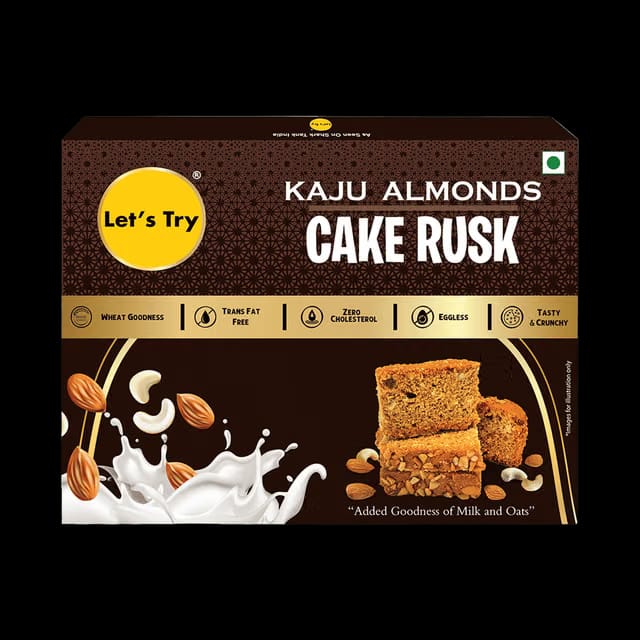 Let's Try Almond Kaju Cake Rusk