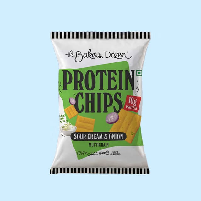The Baker's Dozen Protein Chips Sour Cream & Onion Multigrain