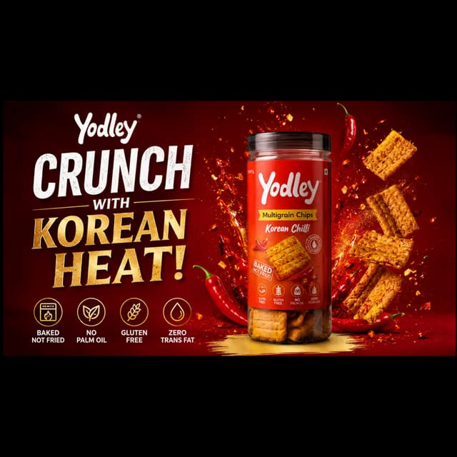 Yodley Korean Chilli Multigrain Baked Healthy Chips