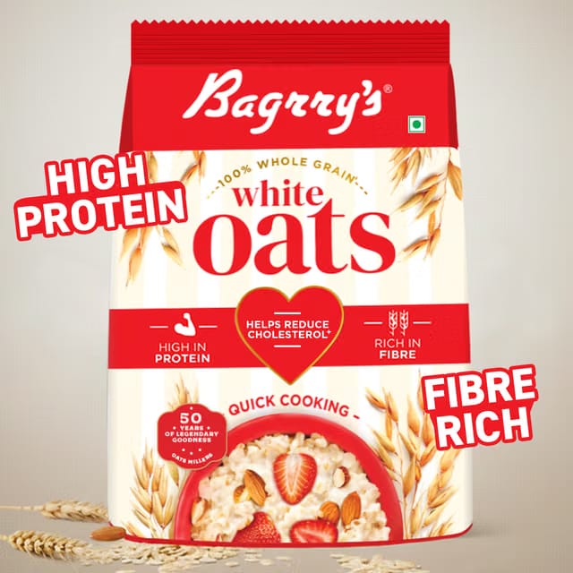 Bagrry's White Oats (Made From Pure Whole Grain)