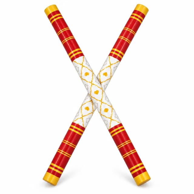 Wooden Dandiya Sticks for Navratri & Garba