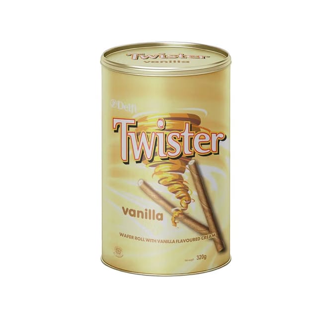 Delfi Twister Vanilla Wafer Roll