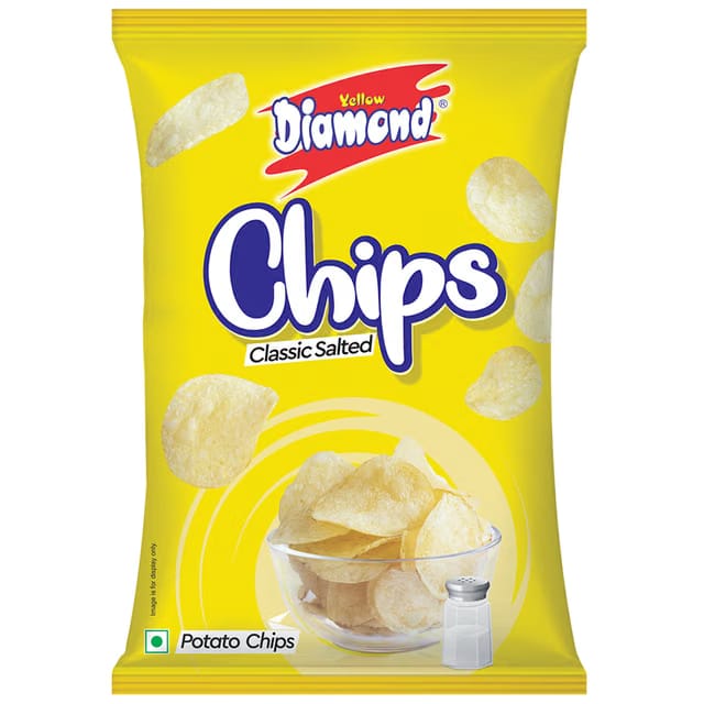 Yellow Diamond Classic Salted Chips
