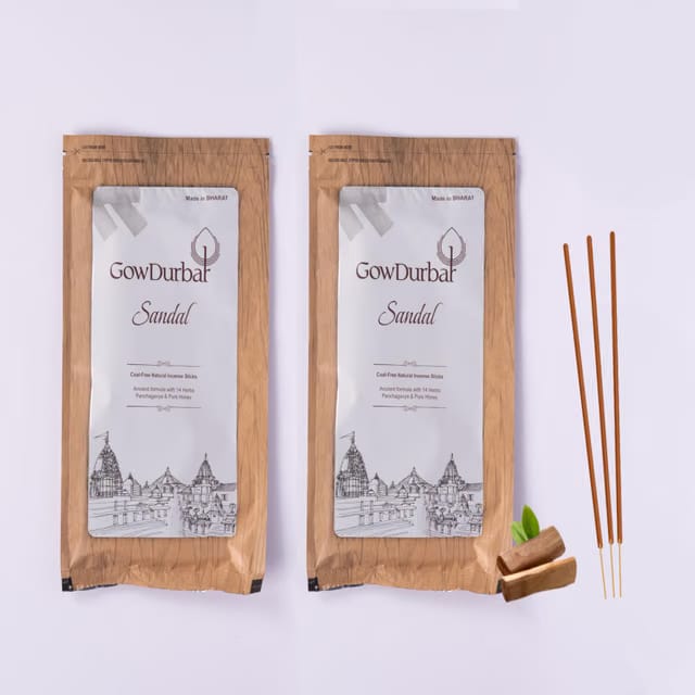 GowDurbar Zipper Agarbatti Sandal Oil Fragrance