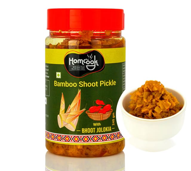 Mixed Pickle of Bamboo Shoot & Bhut Jolokia King Chilli