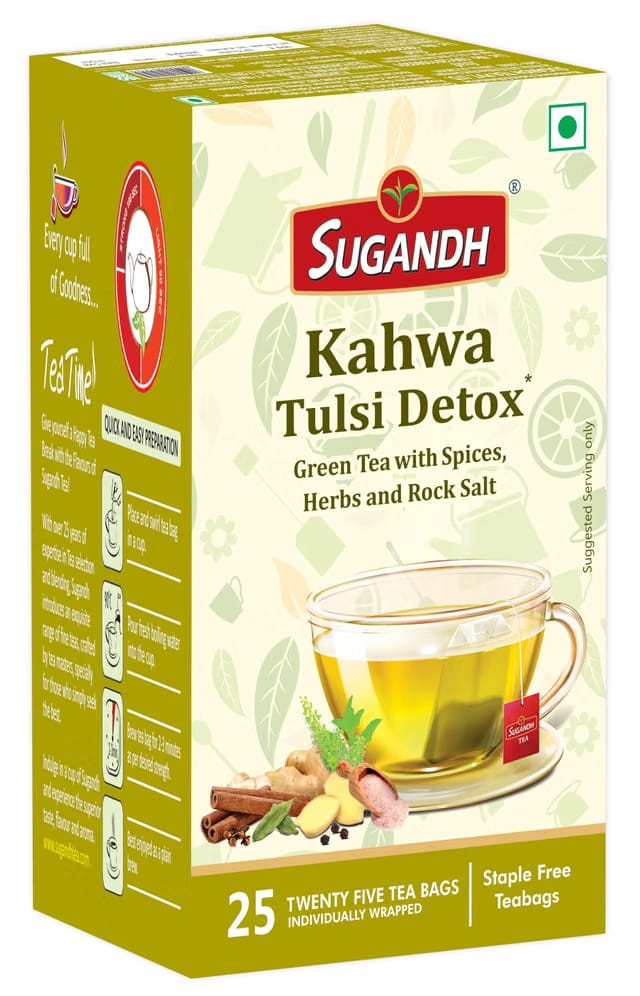 Sugandh Kahwa Tulsi Detox Green Tea
