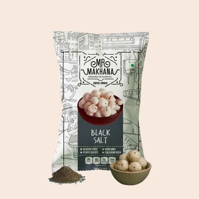 Mr Makhana Black Salt