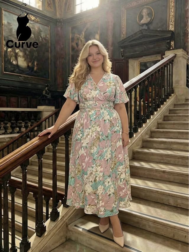 Women's Plus Size A-Line Dress