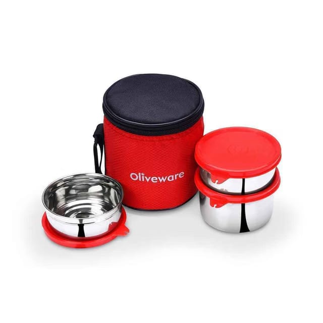 Lovely Stylo Lunch Box - Red
