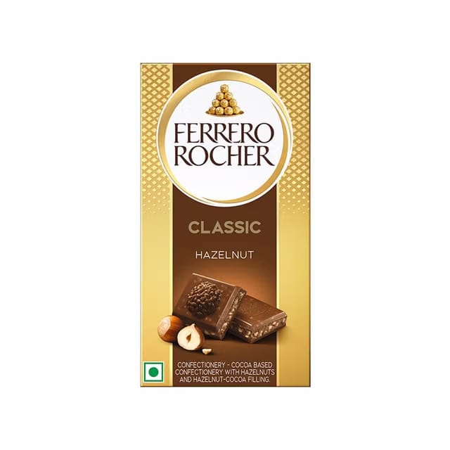 Ferrero Rocher Hazelnut Milk Chocolate Bar