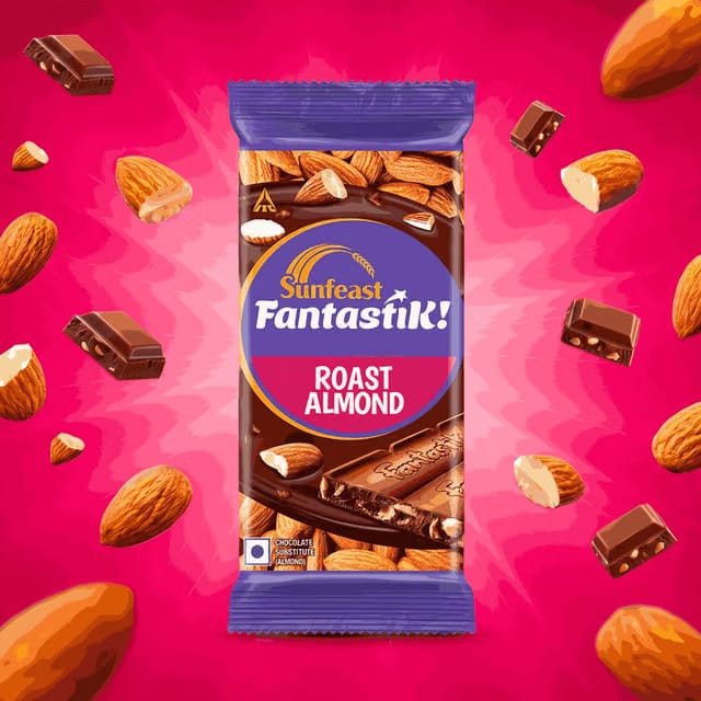 Sunfeast Fantastik! Roast Almond Chocolate