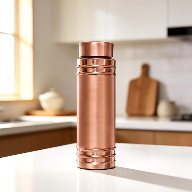 INDDIORA Pure Copper Water Bottle