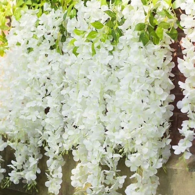 6 Pcs (43.2 inch) Artificial Wisteria Vine Garland