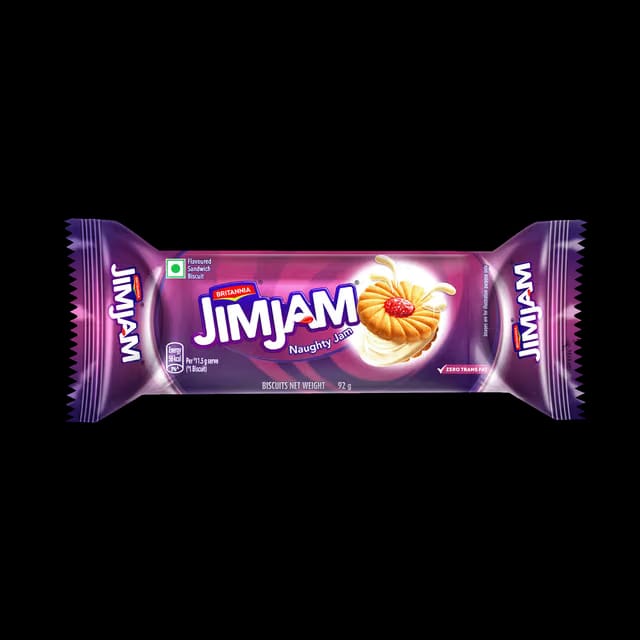 Britannia Jim Jam Biscuits-The OG biscuit with Vanilla Creme & Jammy Center