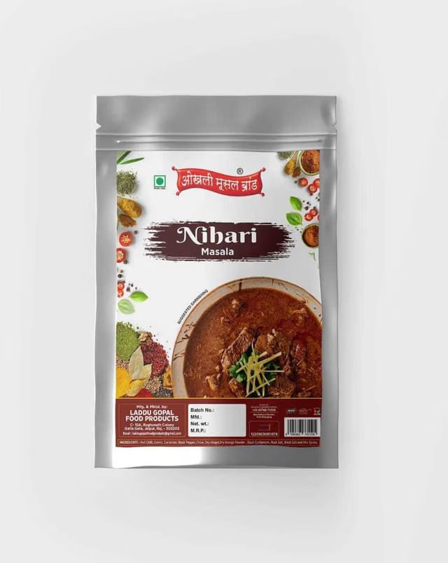 okhli musal brand Nihari Masala From Jaipur Natural & Fresh