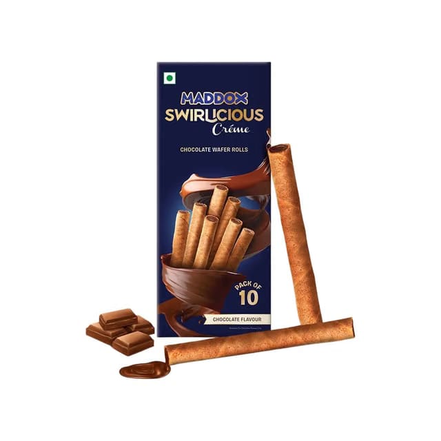 Maddox Swirlicious Chocolate Wafer Roll