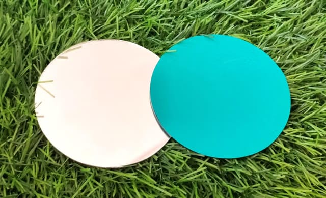 Vaani Ecom 3 inch Round Mirrors for Lippan Art Work