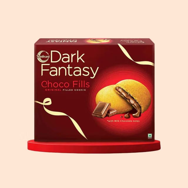 Sunfeast Dark Fantasy Choco Fills, Original Filled Cookies With Choco Creme